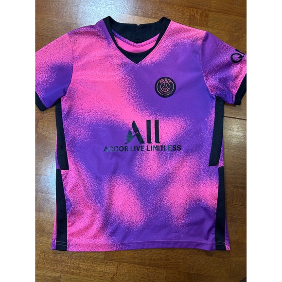Paris Saint-Germain Other - Paris Saint-Germain Limitless Soccer Jersey Youth S Pink Purple Messi 30 PSG